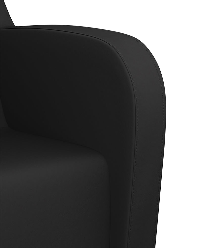 Fredda II - Sort massagevask med sort kumme